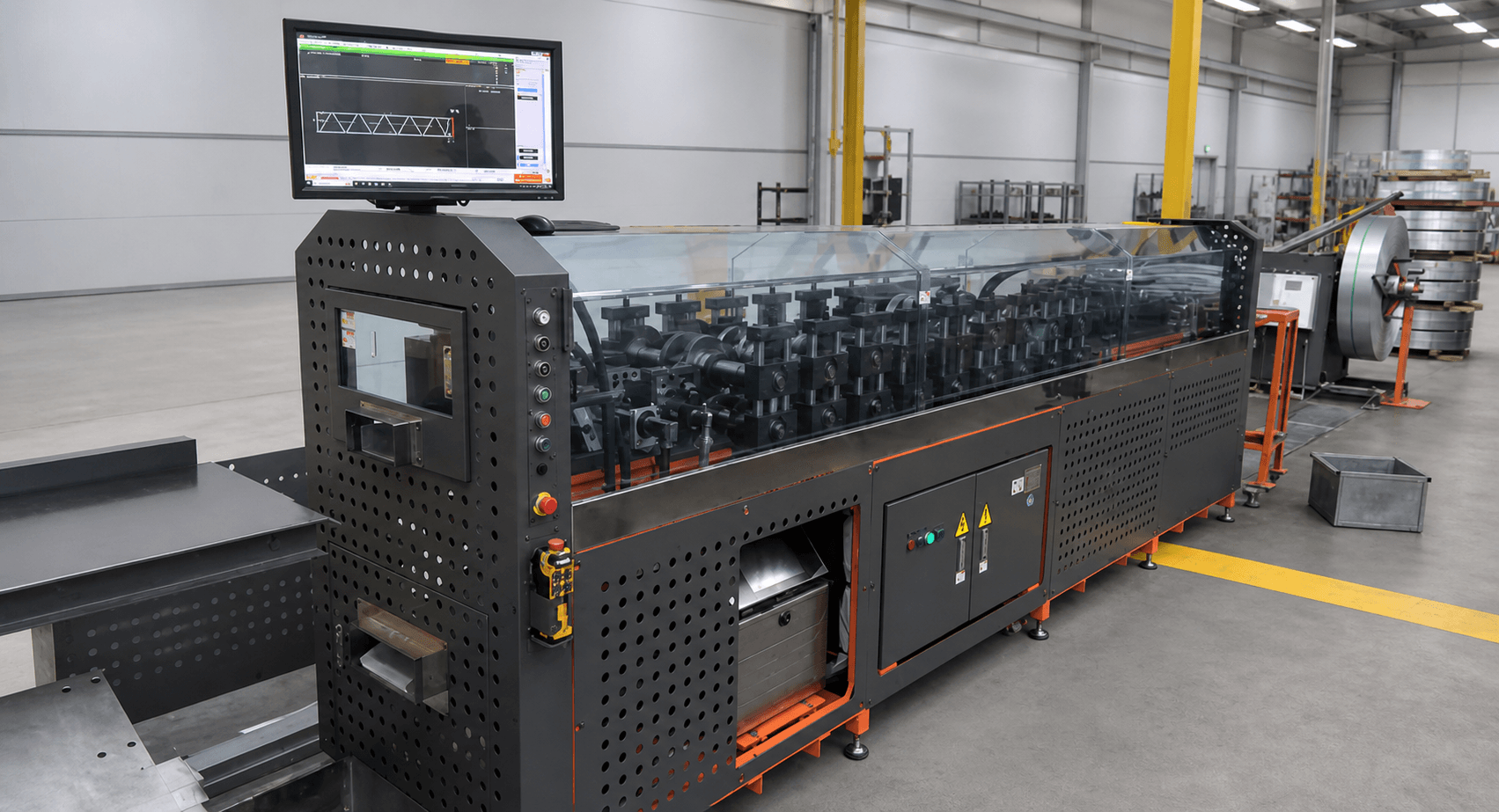 Dados de fabricação NC para perfis Light Steel Frame no NodusCad